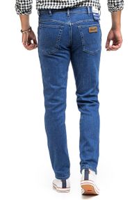 Wrangler - WRANGLER TEXAS SLIM MĘSKIE SPODNIE JEANSOWE THE STONE RIDE W12SYI39U 112145803. Okazja: na spotkanie biznesowe. Styl: elegancki, biznesowy