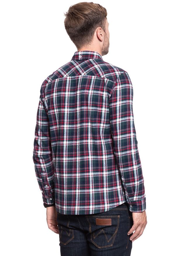 Mustang - KOSZULA MUSTANG Clemens BDC Flannel DD10 Flannel Check 3 1008874 11513. Wzór: kratka, kolorowy