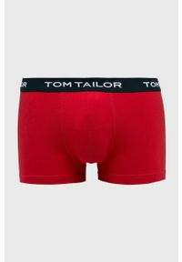 Tom Tailor Denim - Bokserki (3-pack). Kolor: czerwony. Materiał: denim