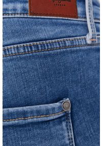 Pepe Jeans Jeansy damskie high waist. Stan: podwyższony. Kolor: niebieski