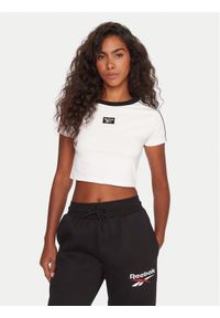 Reebok T-Shirt Laura RK25168CCW Biały Regular Fit. Kolor: biały. Materiał: bawełna