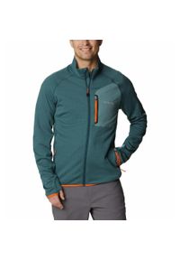 columbia - Bluza trekkingowa rozpinana Męska Columbia Triple Canyon Full Zip. Kolor: zielony #1