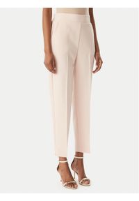 Maryley Spodnie materiałowe 26EB616/43PY Różowy jasny Regular Fit. Kolor: różowy. Materiał: syntetyk #1