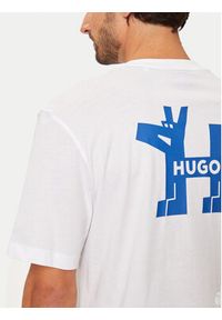 Hugo T-Shirt Noladogg 50523830 Biały Regular Fit. Kolor: biały. Materiał: bawełna #4