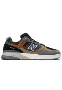Buty unisex New Balance Numeric NM933MLT – szare. Kolor: szary. Materiał: guma, zamsz. Szerokość cholewki: normalna. Sport: skateboard