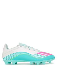 Adidas - adidas Buty do piłki nożnej F50 Messi Club Fg/Mg JQ0946 Turkusowy. Kolor: turkusowy. Materiał: materiał #1