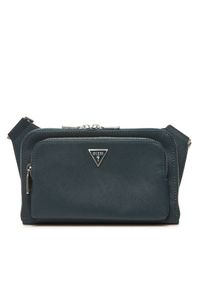 Guess Saszetka nerka HMMISA P5214 Zielony. Kolor: zielony. Materiał: skóra