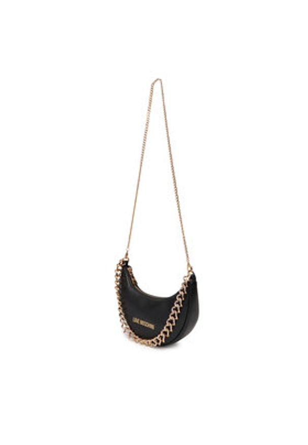 Love Moschino - LOVE MOSCHINO Torebka JC4094PP1NLU0000 Czarny. Kolor: czarny. Materiał: skórzane