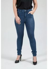 Lee - LEE SCARLETT DAMSKIE SPODNIE JEANSOWE JEANSY BLUE LUX L30LETLS 112106492