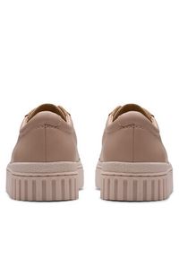 Clarks Sneakersy Mayhill Walk 26181209 Różowy. Kolor: różowy. Materiał: skóra