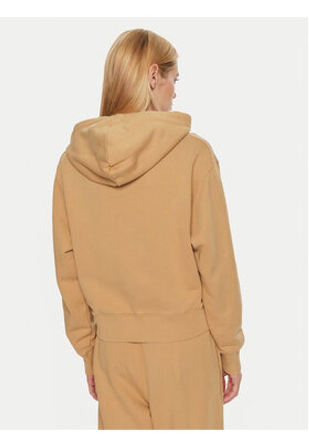 TOMMY HILFIGER - Tommy Hilfiger Bluza WW0WW42896 Beżowy Regular Fit. Kolor: beżowy. Materiał: bawełna