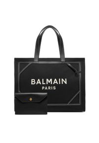 Balmain Torebka DN1FF810TPAC Czarny. Kolor: czarny