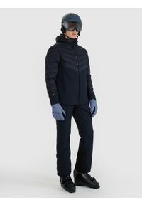 4f - 4F Kurtka narciarska 4FPRO membrana Pertex Shield 20000 męska - czarna 3XL. Typ kołnierza: kaptur. Kolor: czarny. Materiał: tkanina, materiał, poliamid, dzianina, skóra. Długość: długie. Wzór: gładki. Sezon: zima. Styl: klasyczny #2