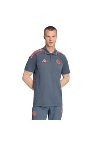 Adidas - Polo Bayernu Monachium 2025/26. Typ kołnierza: polo. Kolor: szary. Sport: piłka nożna #2