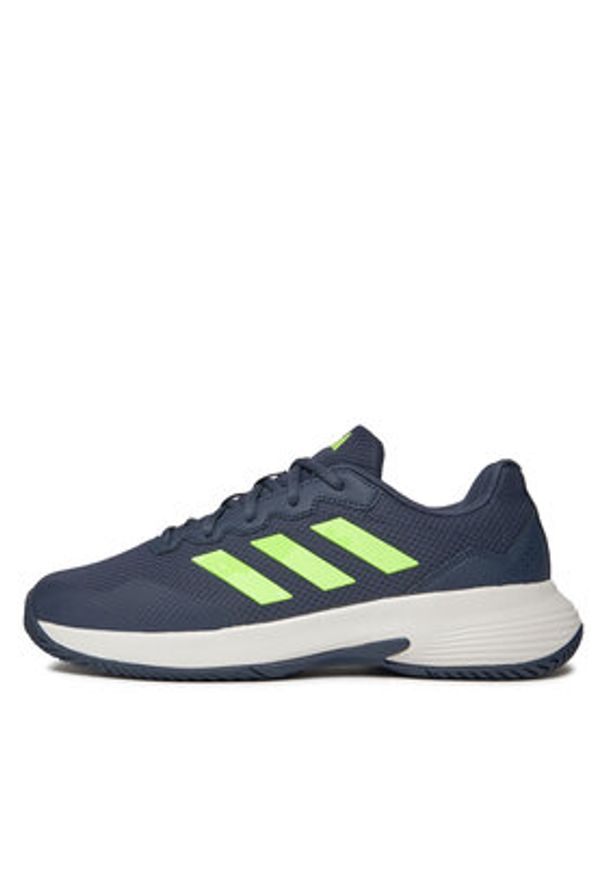 Adidas - adidas Buty do tenisa Gamecourt 2.0 Tennis IE0854 Niebieski. Kolor: niebieski. Materiał: materiał, mesh. Sport: tenis