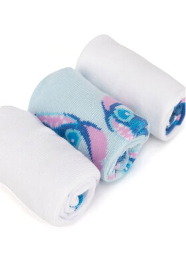 Disney Classics Zestaw 3 par wysokich skarpet dziecięcych ACCCS-AW24-329DCLS (3-pack) Kolorowy. Materiał: bawełna. Wzór: motyw z bajki, kolorowy