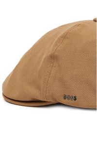BOSS Kaszkiet Trystan 50544384 Beżowy. Kolor: beżowy. Materiał: materiał, poliester