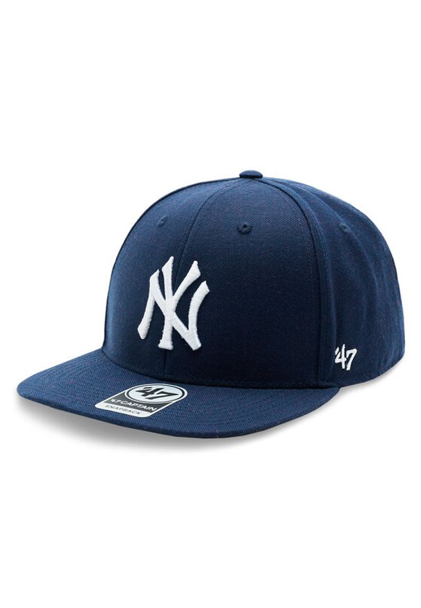 47 Brand Czapka z daszkiem MLB New York Yankees No Shot '47 Captain B-NSHOT17WBP-LN Granatowy. Kolor: niebieski. Materiał: materiał