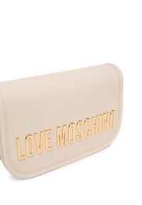 Love Moschino - LOVE MOSCHINO Torebka JC4028PP1NKD0110 Beżowy. Kolor: beżowy. Materiał: skórzane #4