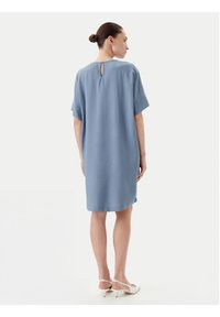 Bruuns Bazaar Sukienka codzienna Gigi BBW3477N Niebieski Loose Fit. Okazja: na co dzień. Kolor: niebieski. Materiał: wiskoza. Typ sukienki: proste. Styl: casual