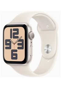 APPLE - Watch Apple Watch SE2 (2024) GPS 44mm Starlight Aluminium Case with Sport Band M/L - Starlight. Styl: sportowy