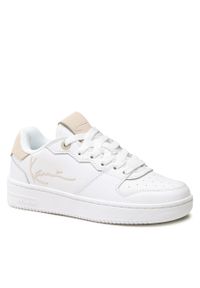 Sneakersy Karl Kani Kani 89 Low Logo 1180919 White/Beige. Kolor: biały. Materiał: skóra
