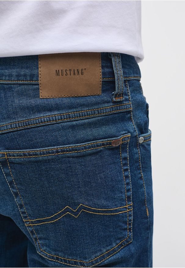 Mustang - MUSTANG TRAMPER STRAIGHT MĘSKIE SPODNIE JEANSOWE DENIM BLUE 1013718 5000 771