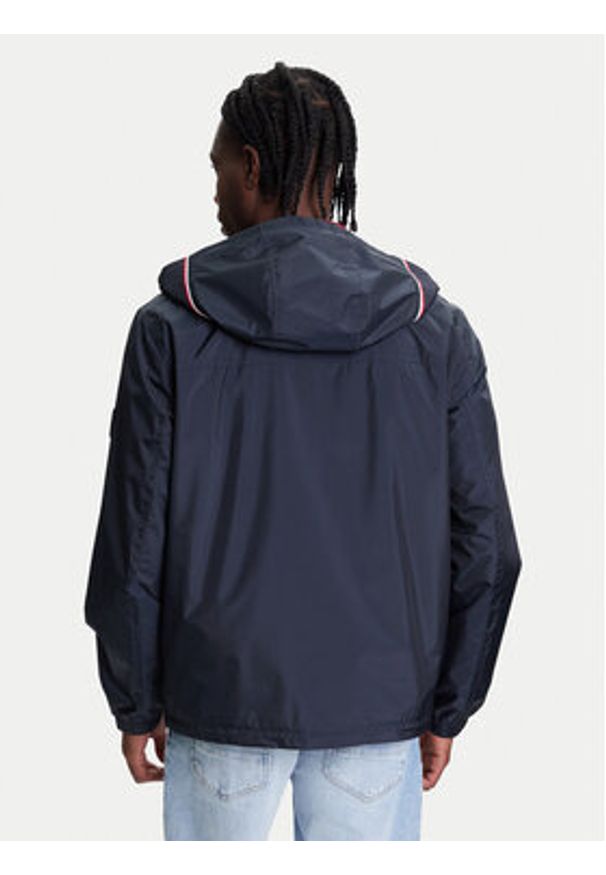 TOMMY HILFIGER - Tommy Hilfiger Kurtka przejściowa MW0MW40225 Granatowy Regular Fit. Kolor: niebieski. Materiał: syntetyk