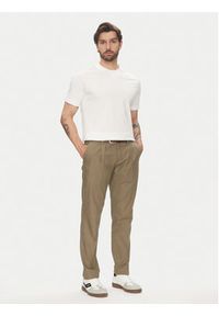 Marc O'Polo Denim T-Shirt 500 0006 809 Biały Relaxed Fit. Typ kołnierza: polo. Kolor: biały. Materiał: bawełna
