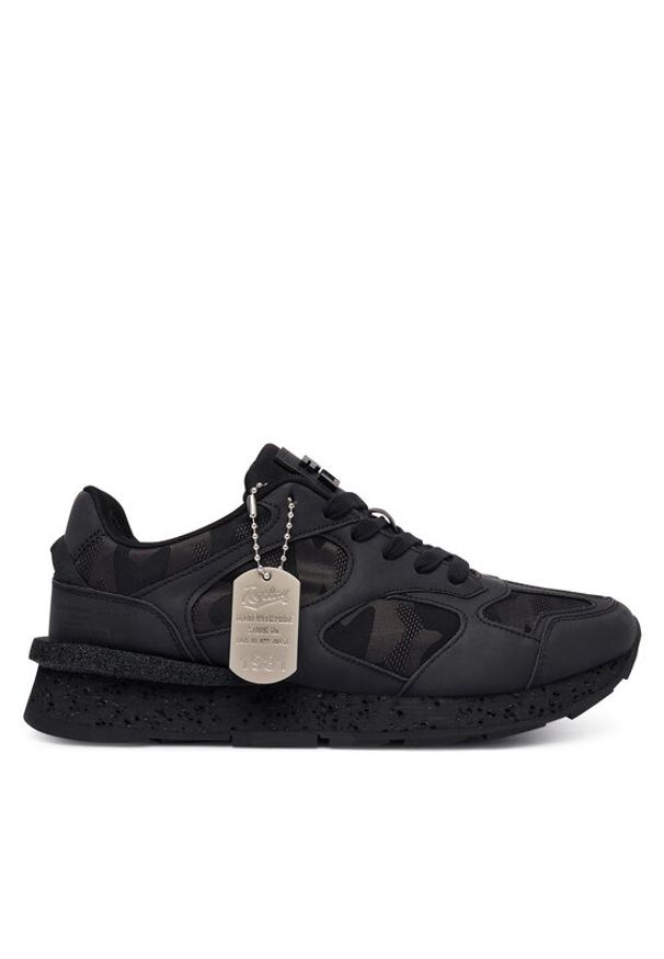 Replay - REPLAY Sneakersy GMS68.000.C0106S Czarny. Kolor: czarny. Materiał: skóra