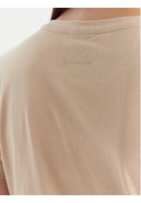 EA7 Emporio Armani T-Shirt 7W000521 AF12503 U1046 Beżowy Regular Fit. Kolor: beżowy. Materiał: bawełna #4