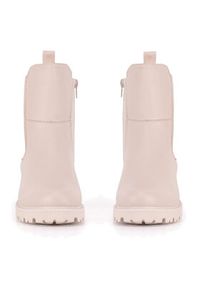 Remonte Botki D8694-60 Beżowy. Kolor: beżowy. Materiał: skóra #6