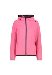Bluza damska z kapturem CMP. Okazja: na co dzień. Typ kołnierza: kaptur. Kolor: różowy. Styl: casual, sportowy. Sport: turystyka piesza #1