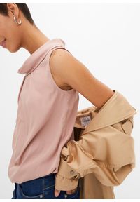 bonprix - Bluzka bez rękawów. Kolor: różowy. Długość rękawa: bez rękawów #2