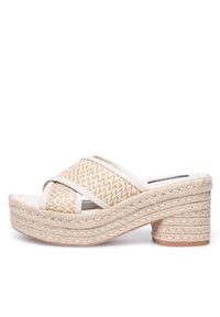 Nine West Espadryle WYL2734-1 Beżowy. Kolor: beżowy. Materiał: materiał