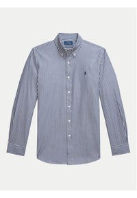 Polo Ralph Lauren Koszula 710929346017 Niebieski Custom Fit. Typ kołnierza: polo. Kolor: niebieski. Materiał: bawełna #6