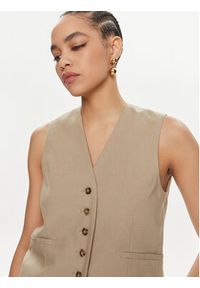 Herskind Kamizelka Mister 5113840 Beżowy Regular Fit. Kolor: beżowy. Materiał: wełna, syntetyk #3