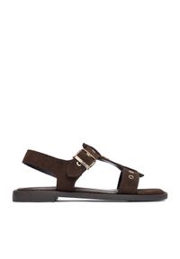 U.S. Polo Assn. Sandały EO-ALYS001W/6S1 Brązowy ciemny. Kolor: brązowy. Materiał: skóra, zamsz #1