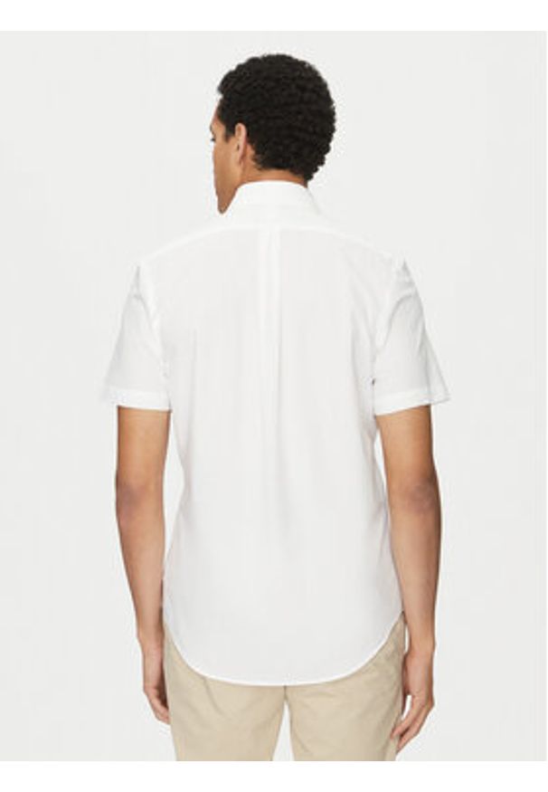 Polo Ralph Lauren Koszula 710945315001 Biały Custom Fit. Typ kołnierza: polo. Kolor: biały. Materiał: bawełna