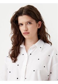 JDY Koszula Nelly 15330490 Biały Loose Fit. Kolor: biały. Materiał: bawełna #4