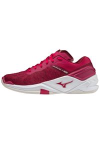 Buty damskie Mizuno Wave Stealth Neo. Kolor: czerwony, biały, wielokolorowy. Model: Mizuno Wave. Sport: piłka ręczna