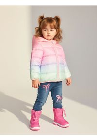 Sinsay - Pikowana kurtka puffer z kapturem - wielobarwny. Typ kołnierza: kaptur #1