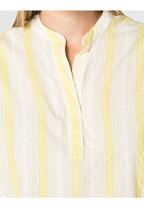 Lee - LEE ESSENTIAL BLOUSE DAMSKA KOSZULA MATERIAŁOWA W PASKI LIME JUICE L45VZQQI 112110651. Materiał: materiał. Wzór: paski