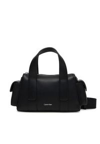 Calvin Klein Torebka Webbing Strap Pocket Bag LV04F3291G Czarny. Kolor: czarny. Materiał: skórzane #4