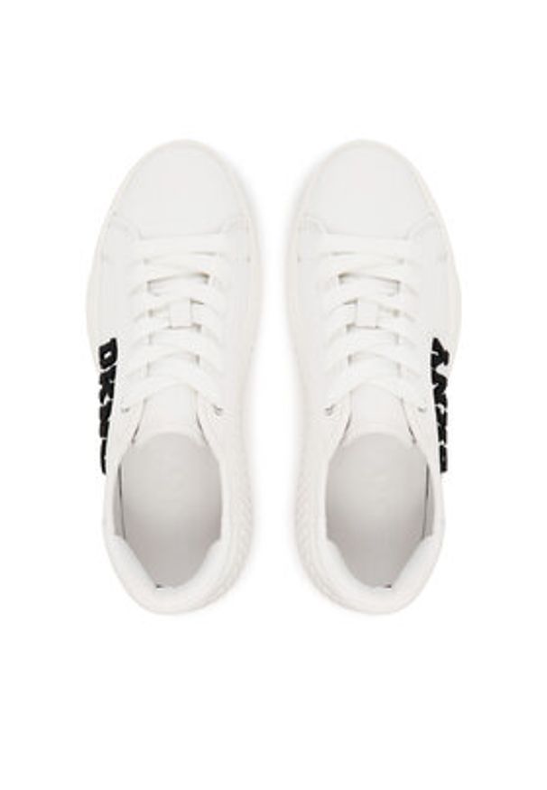 DKNY Sneakersy Leon K1533693 Biały. Kolor: biały. Materiał: skóra