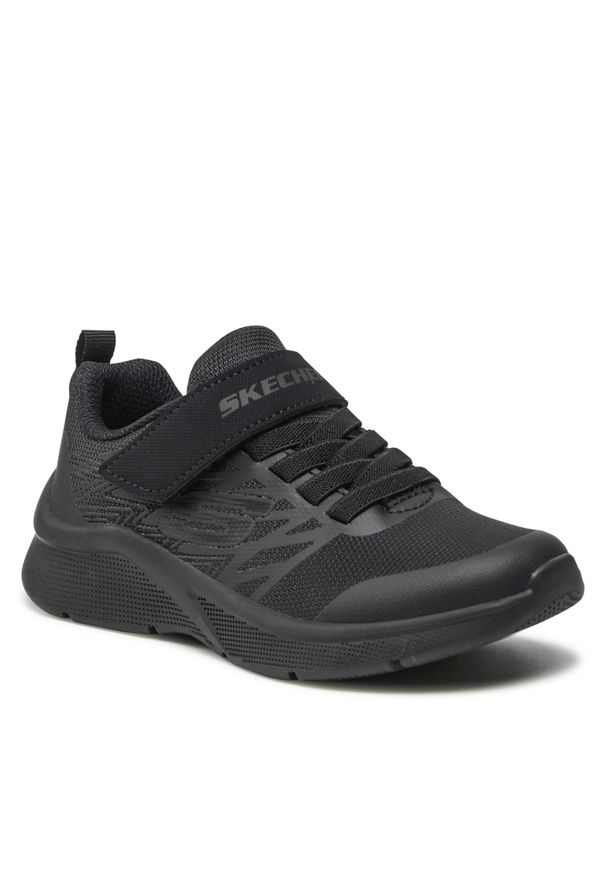 skechers - Sneakersy SKECHERS - Texlor 403770L/BBK Black. Zapięcie: rzepy. Kolor: czarny. Materiał: materiał