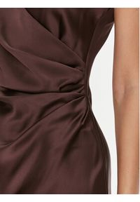 Imperial Sukienka koktajlowa AB5MGBA Brązowy Regular Fit. Kolor: brązowy. Materiał: syntetyk. Styl: wizytowy