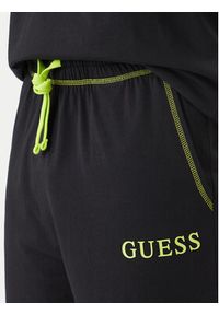 Guess Piżama U6GX03 KCAM1 Czarny Regular Fit. Kolor: czarny. Materiał: bawełna #2