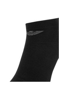 Emporio Armani Skarpety krótkie EM000550 AF14446 MC061 Czarny. Kolor: czarny. Materiał: bawełna #3