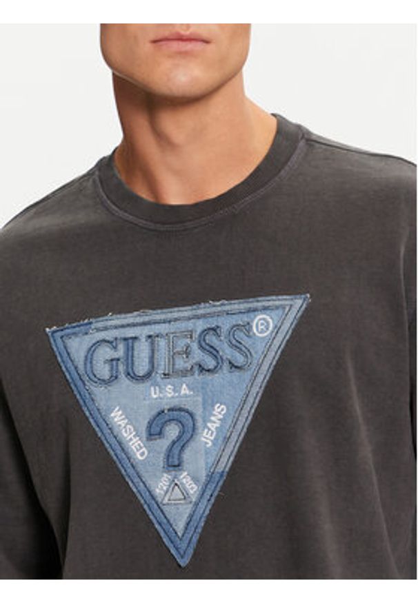 Guess Bluza M4BQ17 KCIF1 Szary Regular Fit. Kolor: szary. Materiał: bawełna